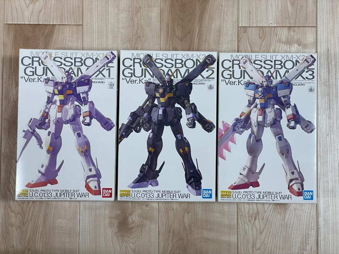 12月12日まで MG クロスボーン・ガンダム X1&X2&X3 Ver.Ka