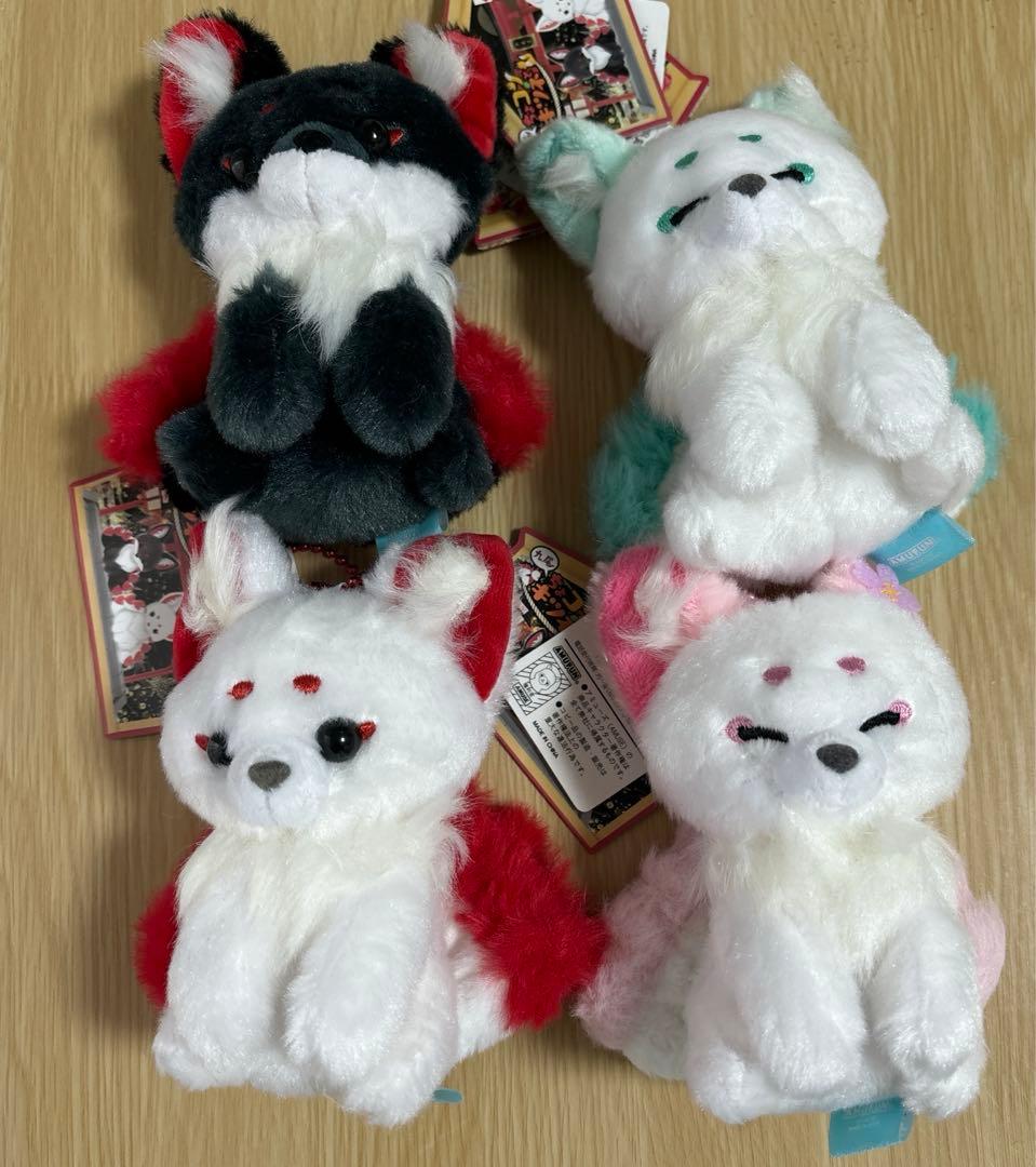 九尾 ちょコンとキツネ マスコット 4種