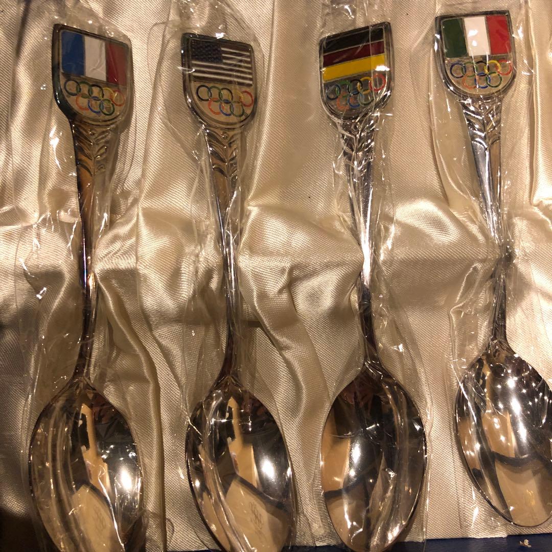 1978年オリンピック国旗スプーンセット（8本）