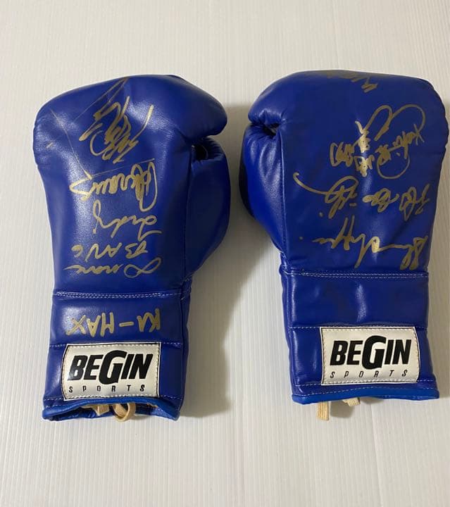 超激レア K‐1サイン入りグローブ K‐1ワールドMAX2002