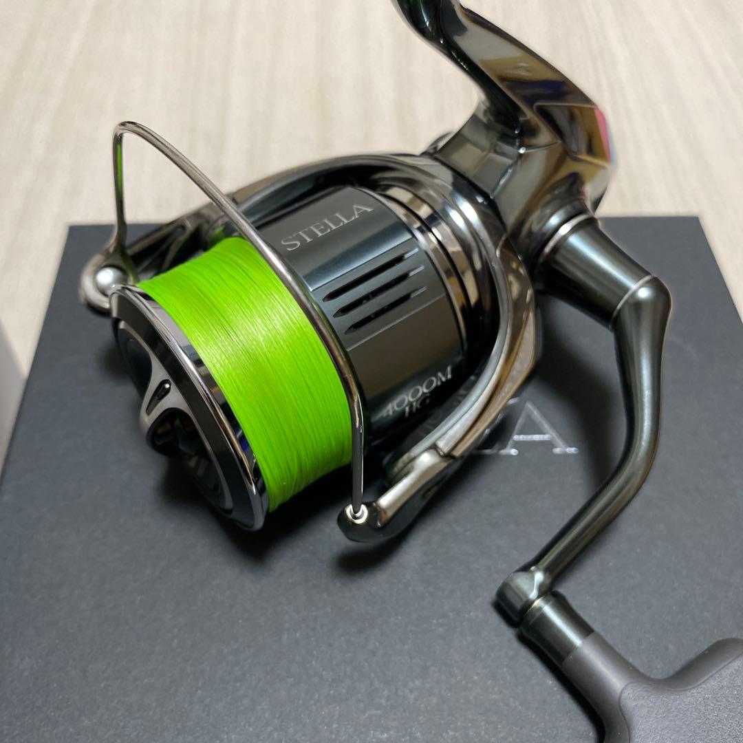 22ステラ4000MHG &ゴメクサスリールスタンド 青シール有