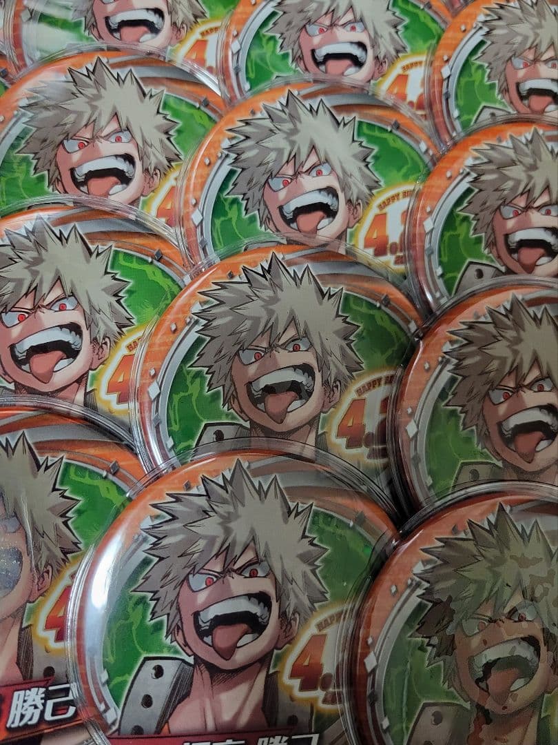 ヒロアカ 爆豪勝己 缶バッジ バースデー缶バッジ2022 痛バ