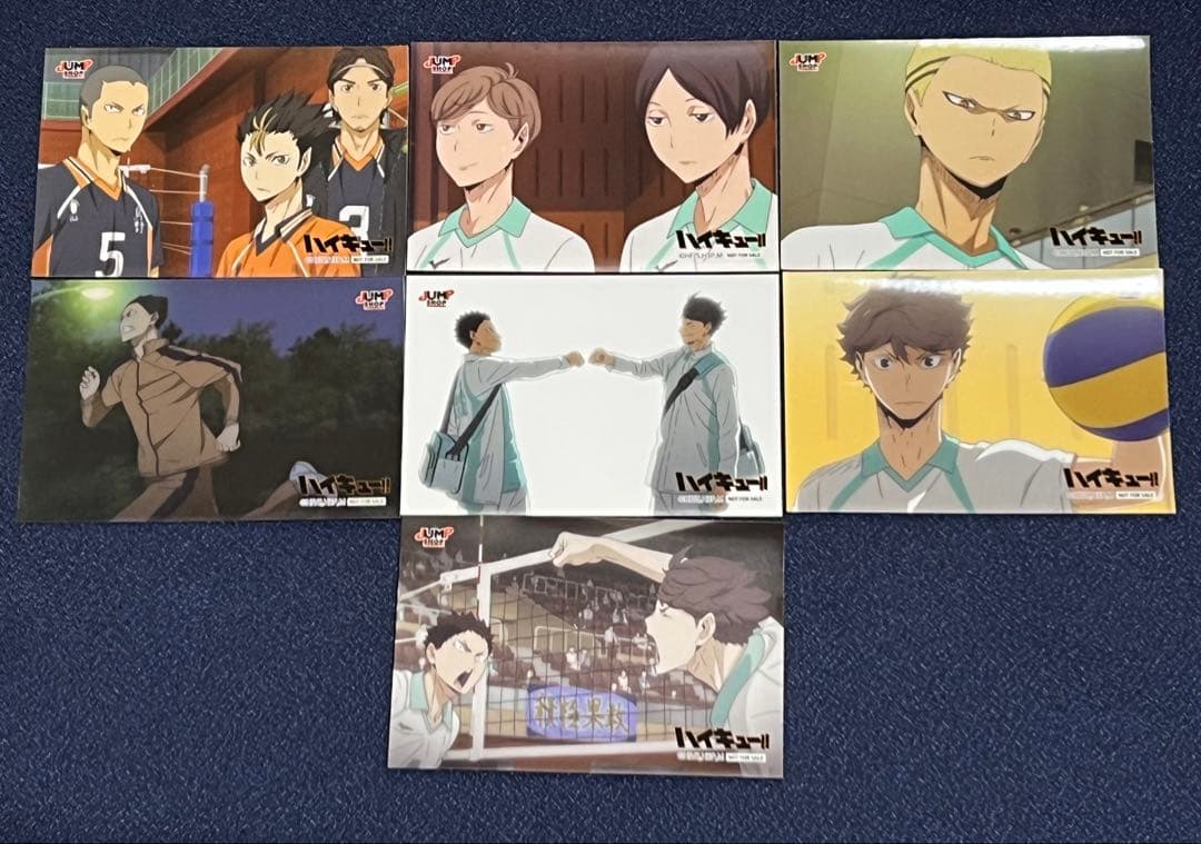 ハイキュー!! JUMPSHOP ステッカー ノベルティ 及川徹 岩泉一