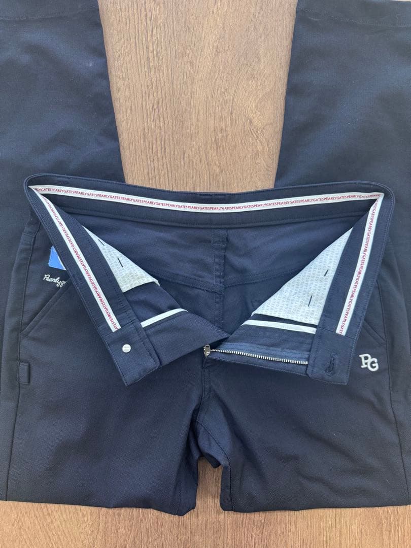 PEARLY GATES ストレッチドビーツイルパンツ ネイビー（4）【中古】