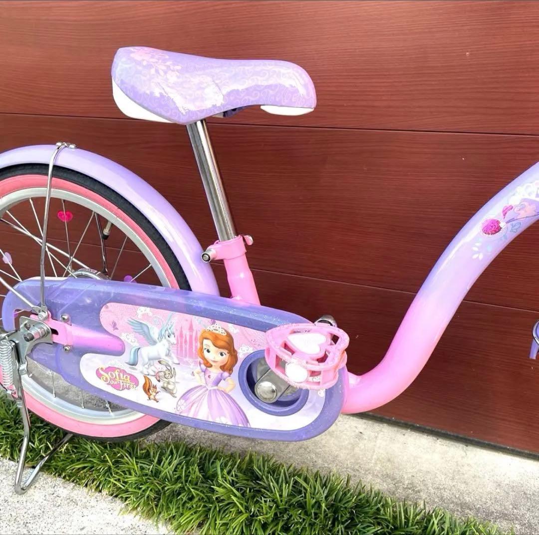ディズニー　ちいさなプリンセス ソフィア 18インチ　子供自転車