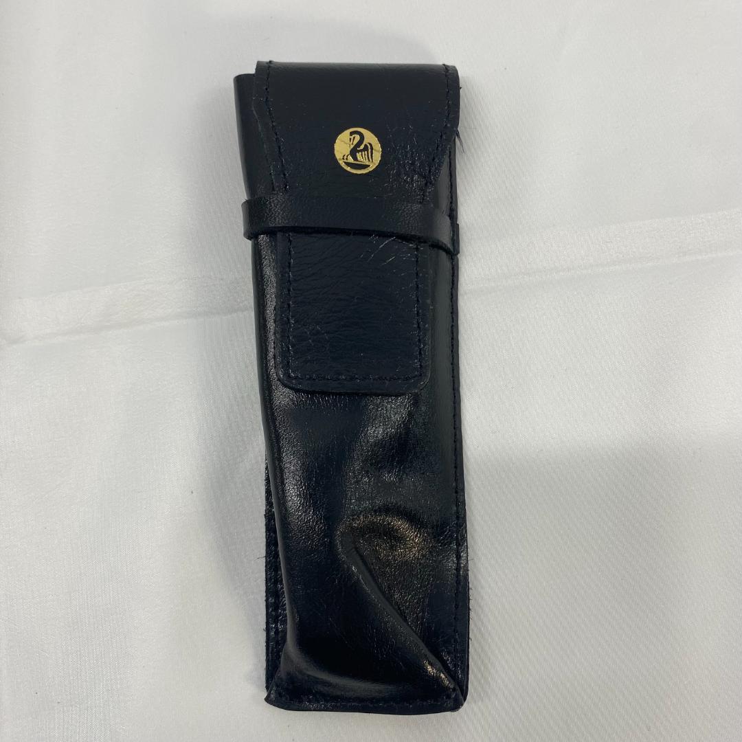 【美品】PELIKAN ペリカン F刻印 ペン・万年筆 樹脂系素材 ブラック