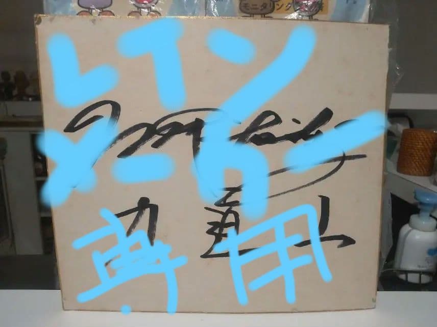 貴重★非売品★昭和レトロ★相撲 力士 格闘技 プロレス 力道山 直筆サイン 色紙