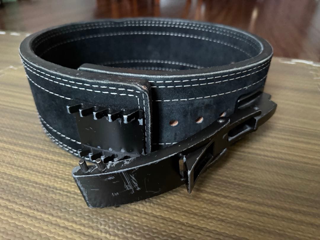 トレーニング・パワーベルト 黒 スエード　インザー　パイオニアSBD