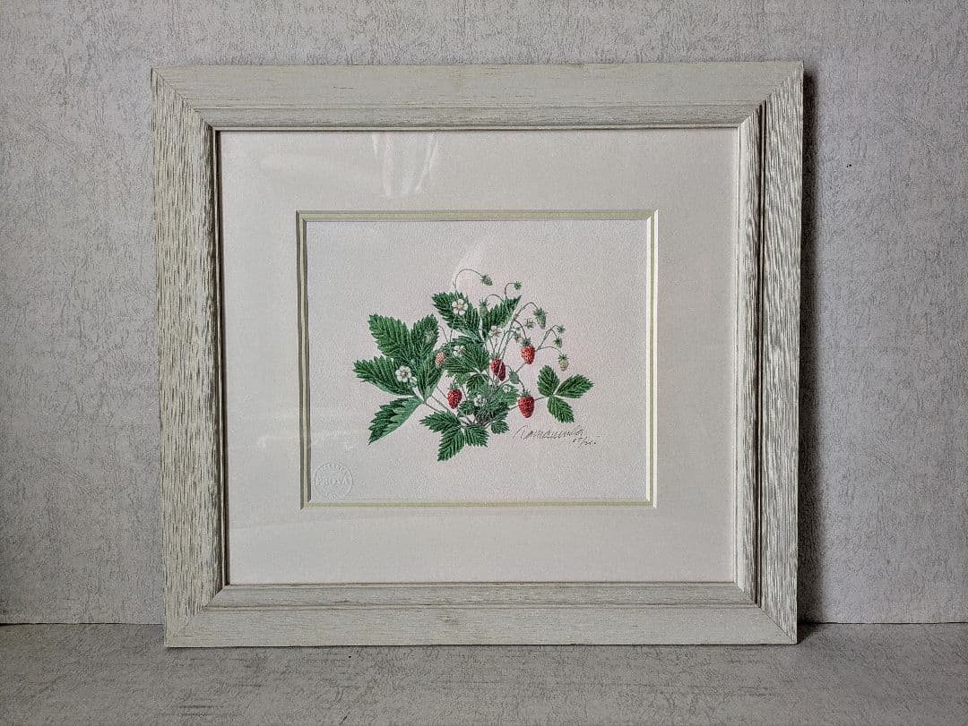 玉村豊男 「森のイチゴ ２００１」自筆サイン、美品