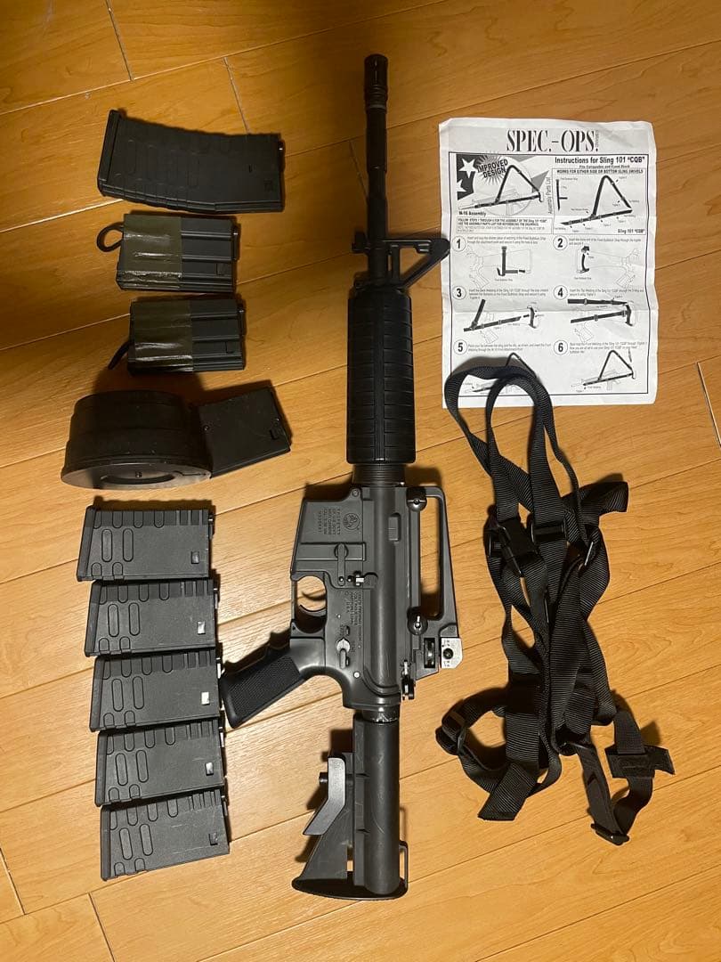 東京マルイ M4A1 スタンダード コルト 電動ガンカービン スリング マガジン