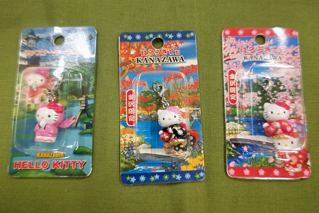 ご当地ハローキティ ファスナーマスコット金沢限定3個セット