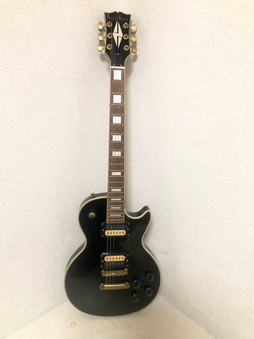 PhotoGenic LPカスタムタイプ　エレキギター　ブラック