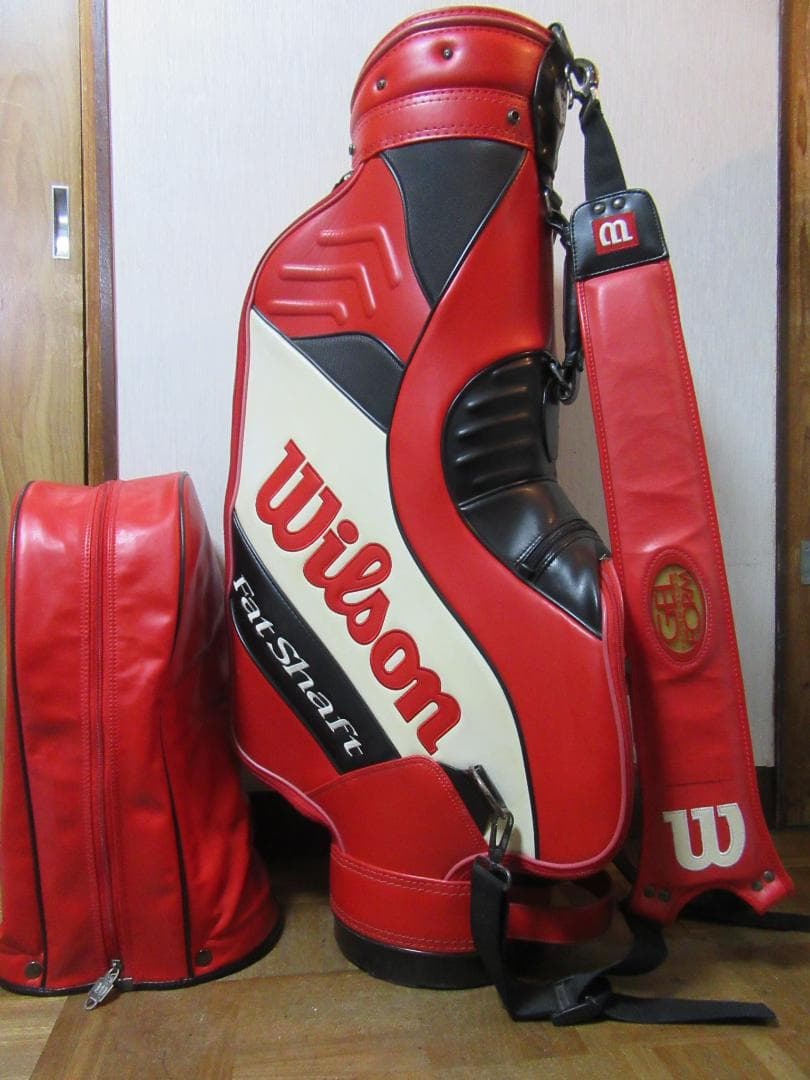 ★激レア コレクション★ウイルソン★FatShaft★3点式バック★レッド★