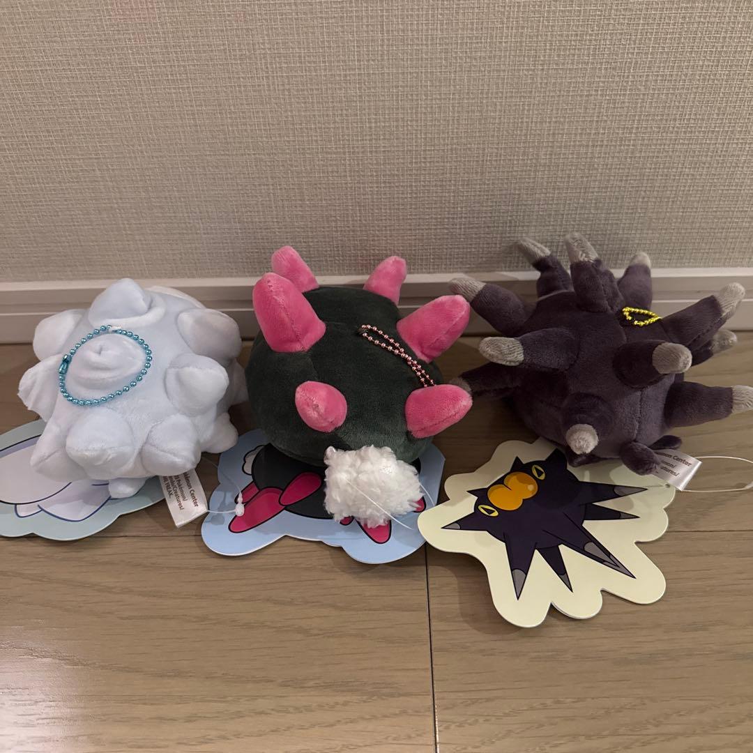 【美品】ポケモンセンター　もっちりマスコット　ナマコブシ&バチンウニ&ユキハミ