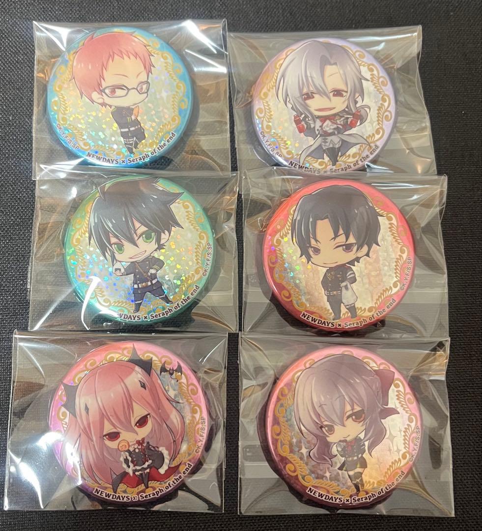 終わりのセラフ 缶バッジ newdays