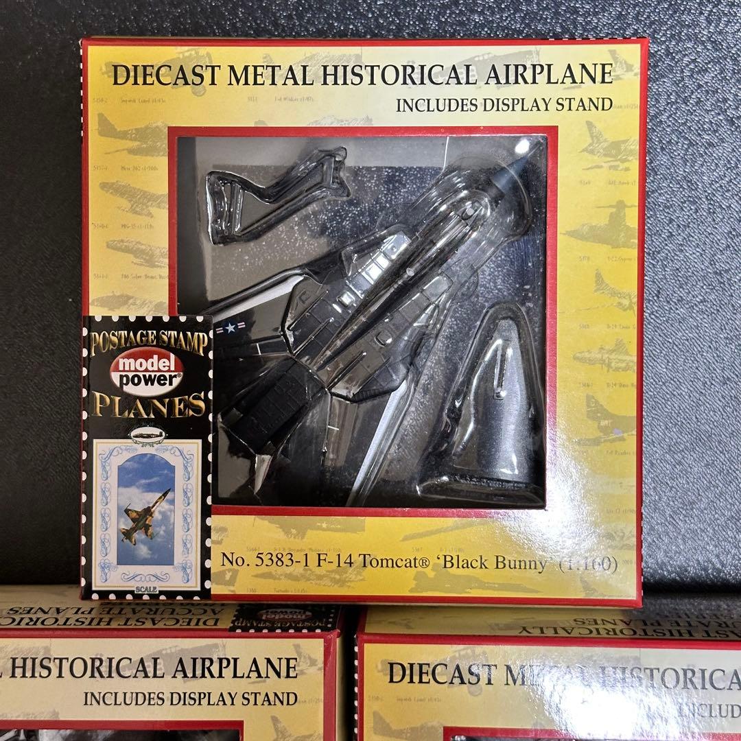 [G2087]モデルパワー　ダイキャストミリタリー飛行機　F-14 F-4