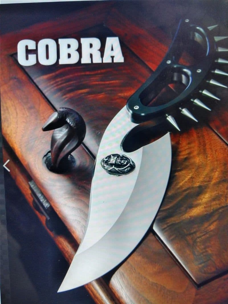 マスターカタレリ製コブラナイフ ステンレススチール