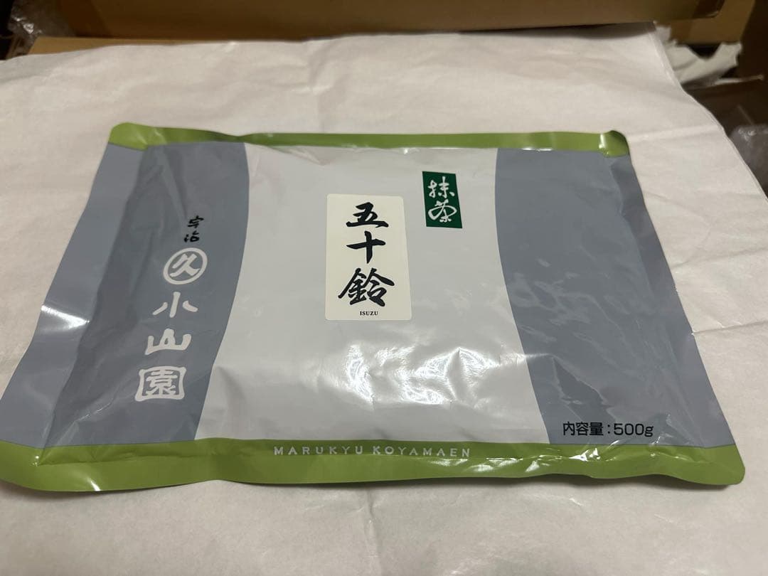 宇治抹茶　丸久小山園　五十鈴500g
