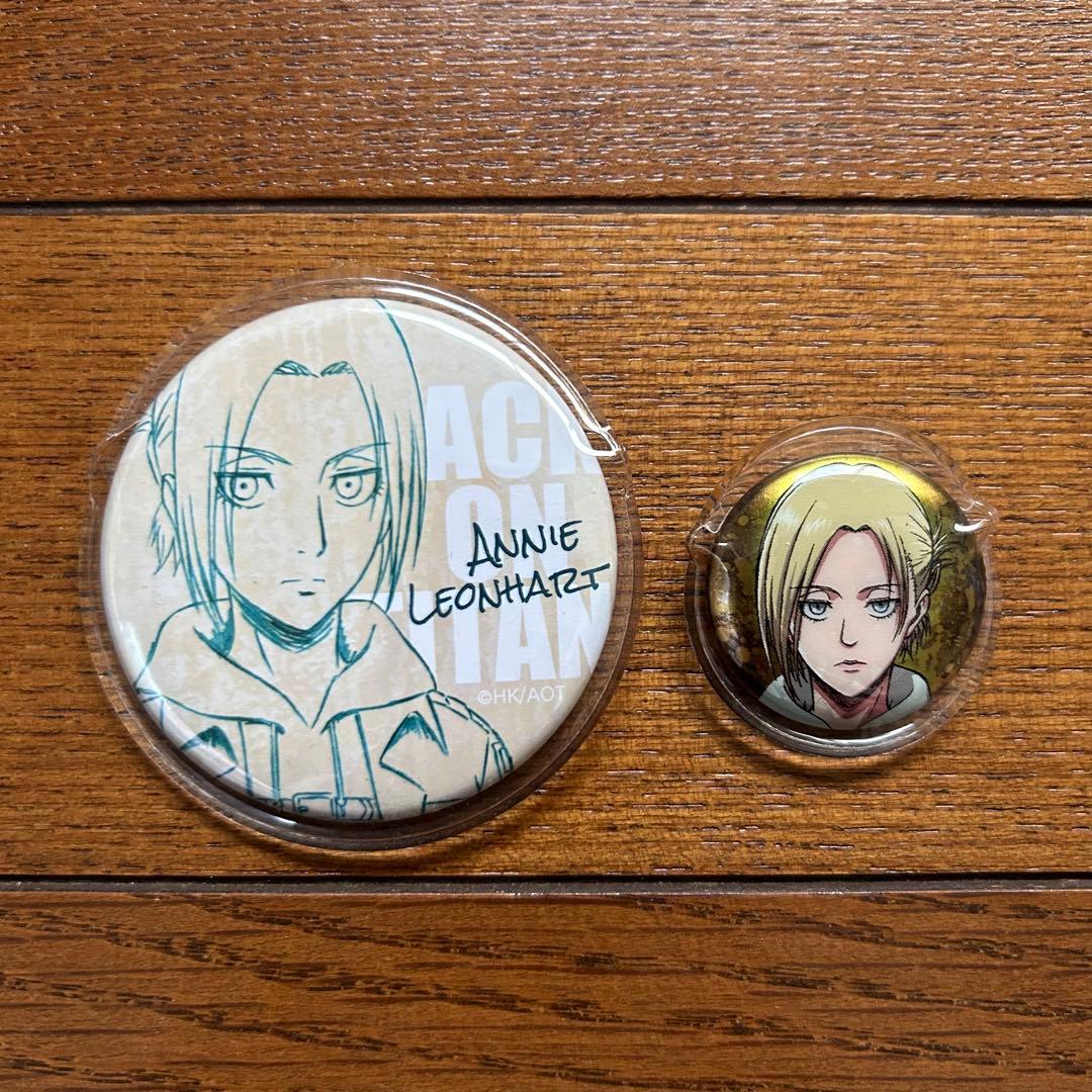 進撃の巨人　アニ　アニ・レオンハート　缶バッジ　wit studio