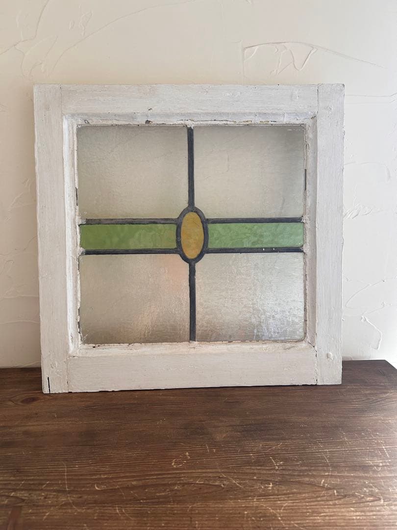 英国アンティーク ステンドグラス 窓枠　イギリス