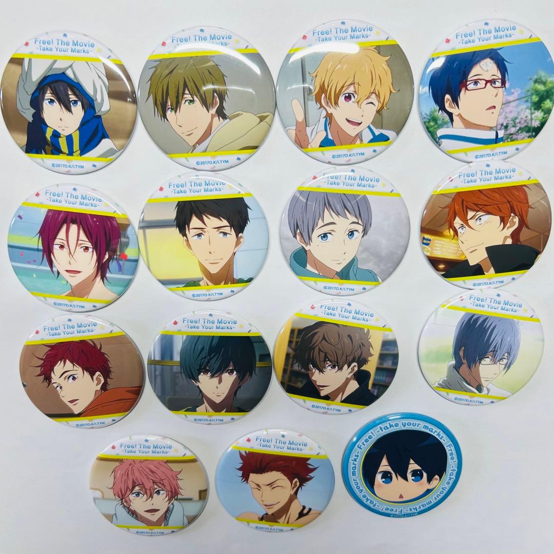 Free!-Take Your Marks- ベストシーン缶バッジコレクション