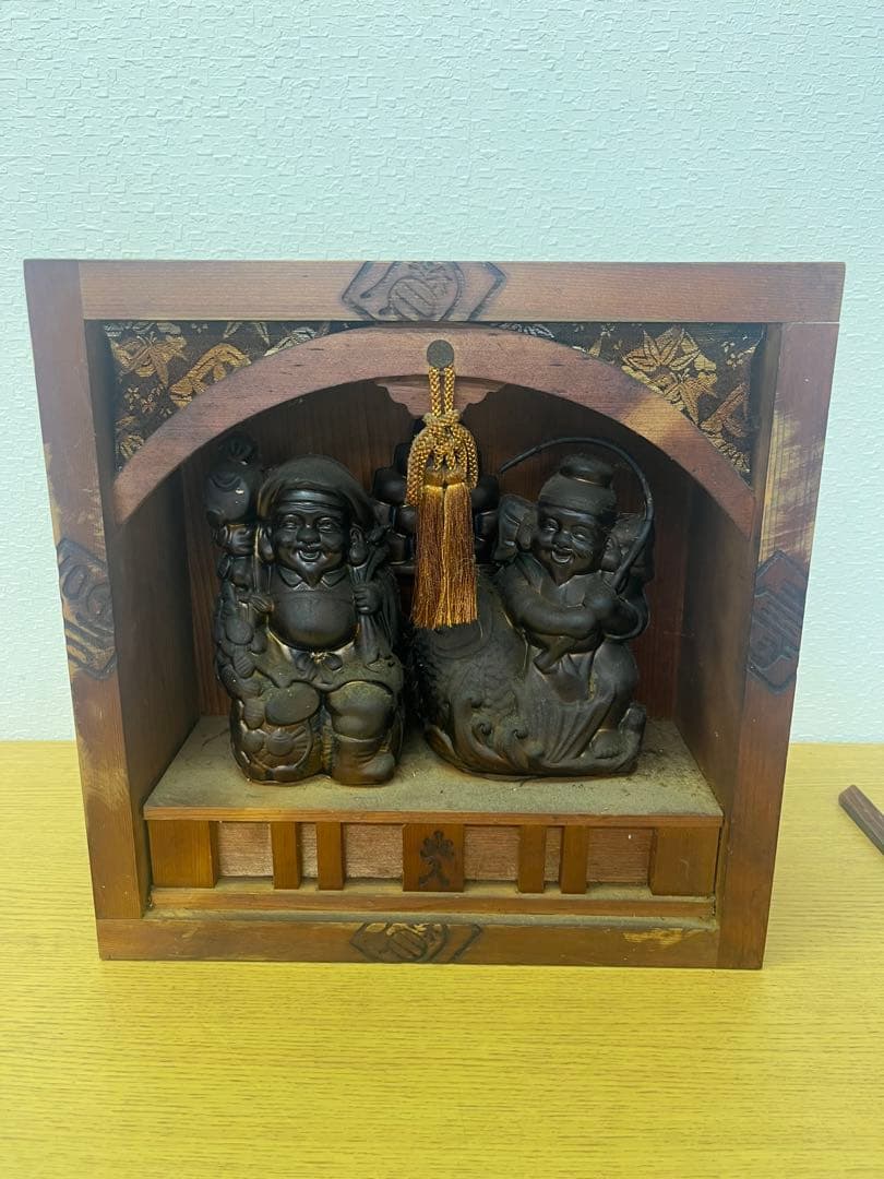 七福神　大黒天　恵比寿　置物　縁起物　開運　古美術　骨董　商売繁盛