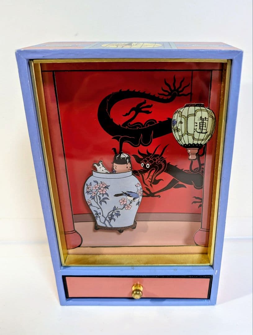 未使用〈タンタン青い蓮Le Lotus bleuオルゴール〉