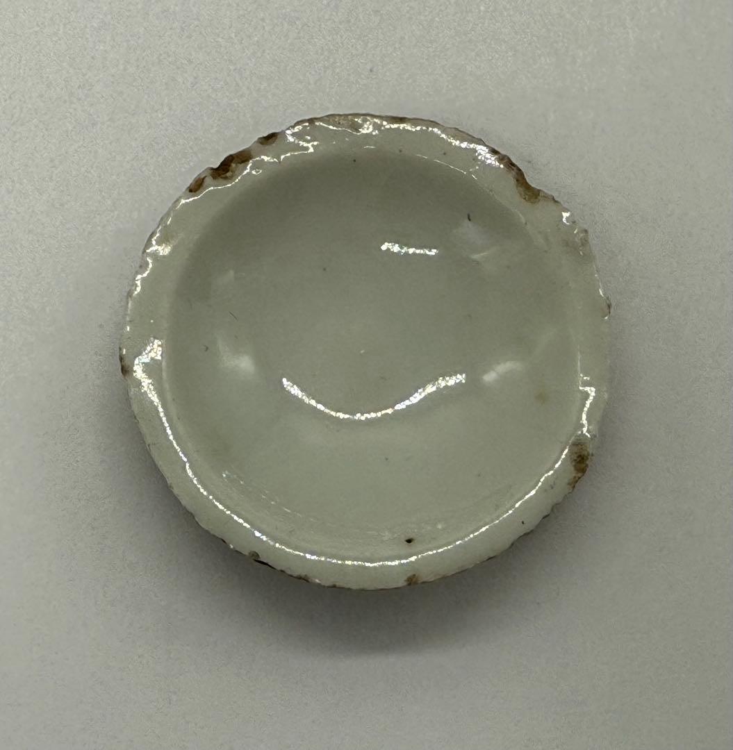 江戸時代　紅皿　貝型　白磁③ 古民具　送料込み251012