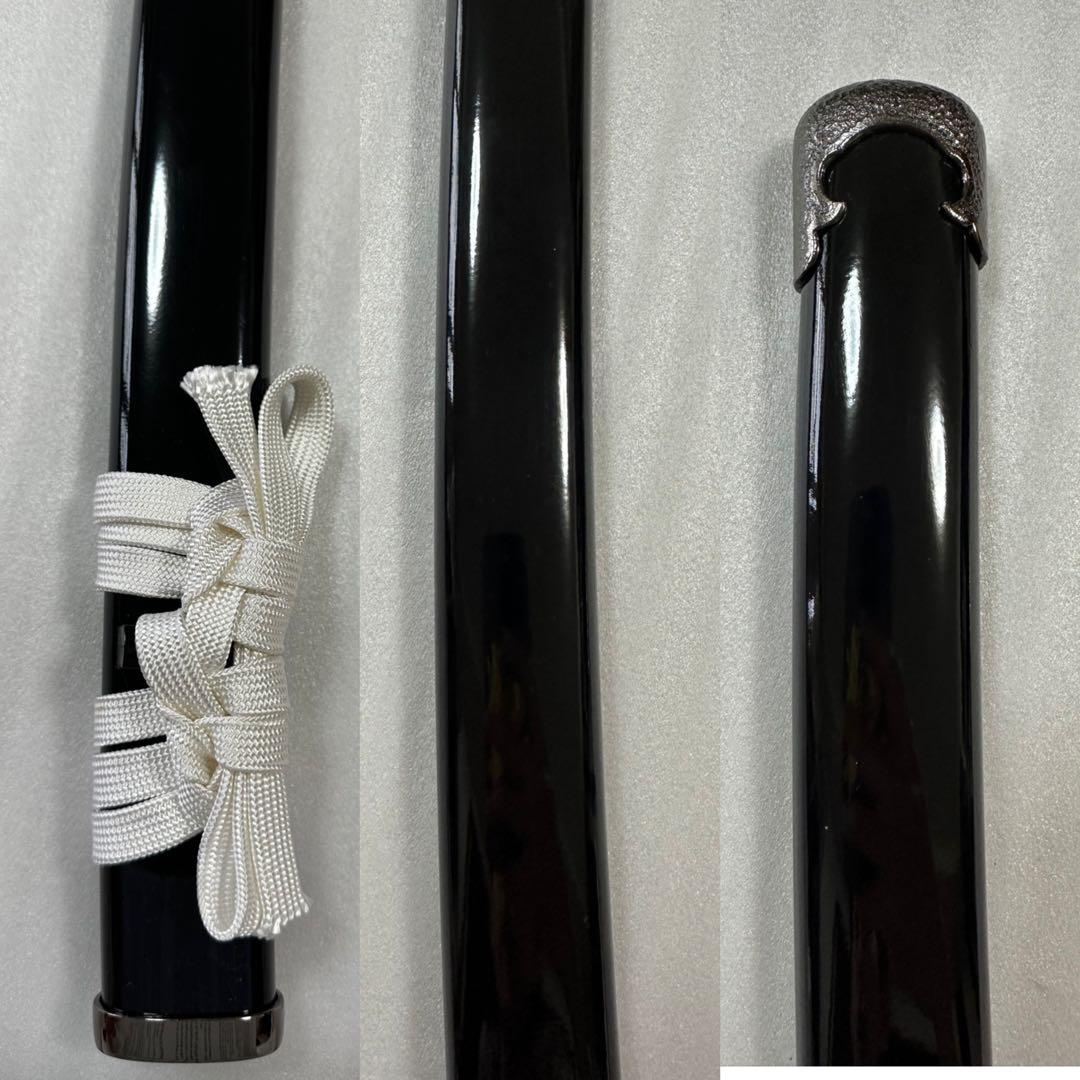 新品 模造刀　樋入り刀身 打刀 黑鞘　コスプレ 鞘付き長さ約105cm 26A2