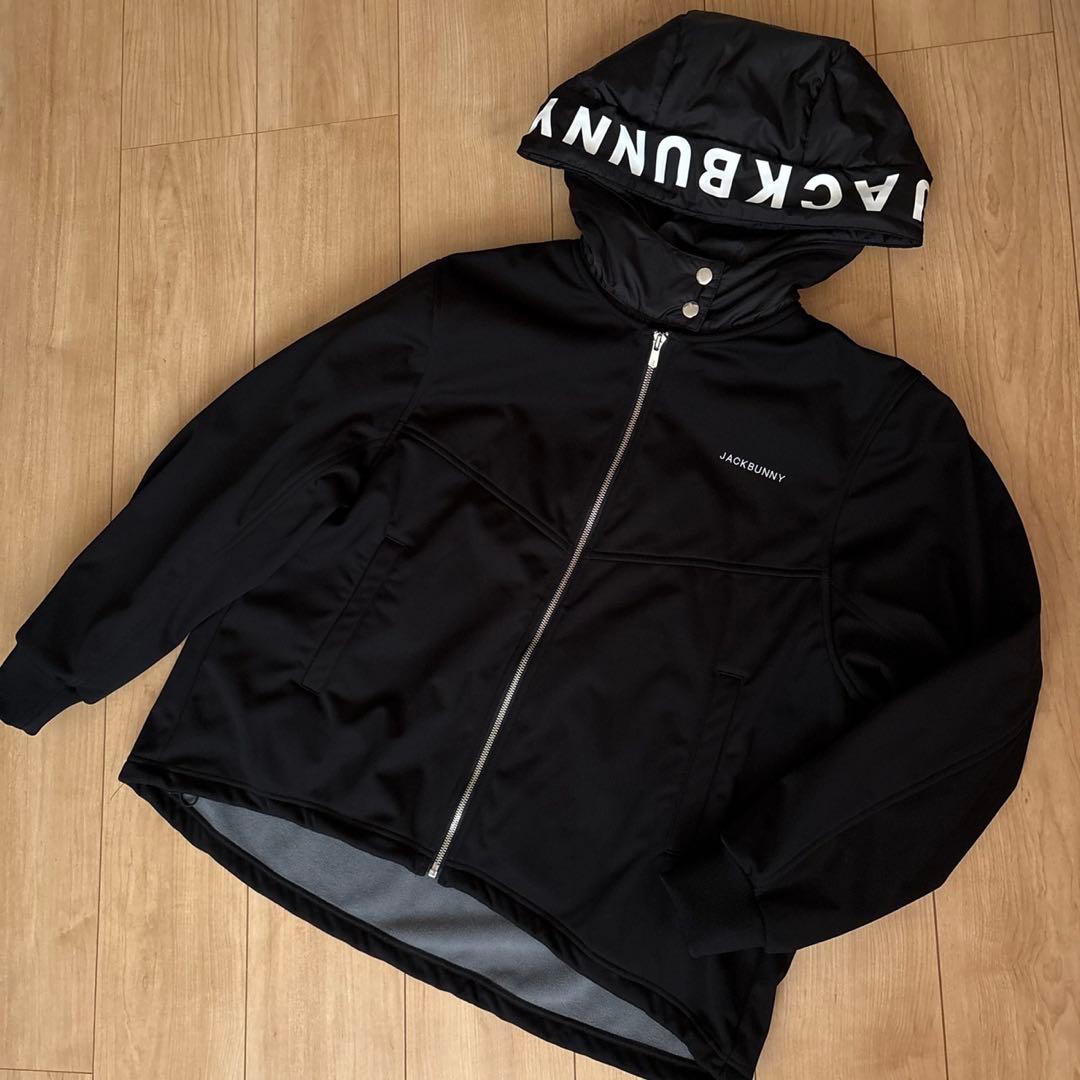 新品定価30800円　パーリーゲイツ　ジャックバニー　フリースジャケット黒