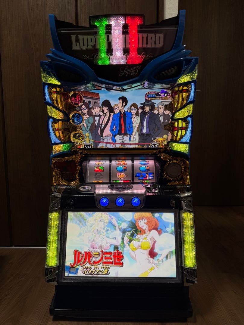 い*み様 ルパン三世　イタリアの夢　パチスロ実機 Aスロット購入 家庭用電源 音