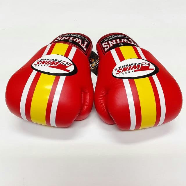 新品 正規 TWINS 本格ボクシンググローブ 本革製 サイズ選択 赤黄白スト