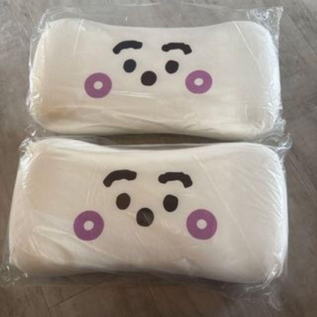顔付きクッション2個セット