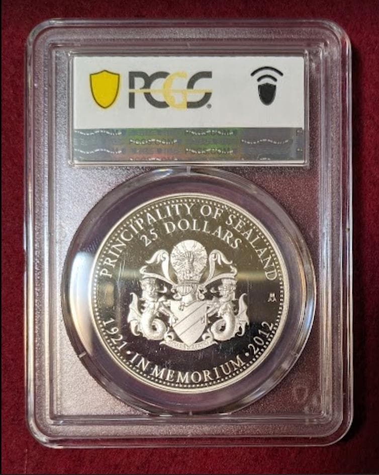 1994 シーランド公国 50セント シャチ 白銅貨