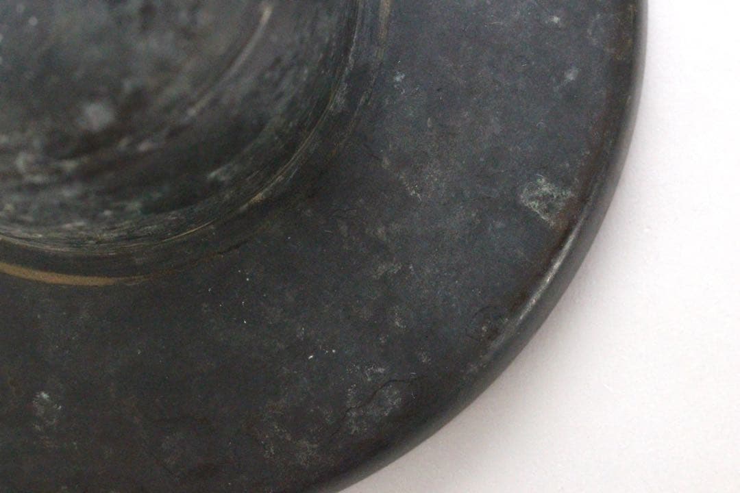 No5075 池坊専明好　御玄猪　薄端　重量3.95kg 池坊専啓箱書　送料無料