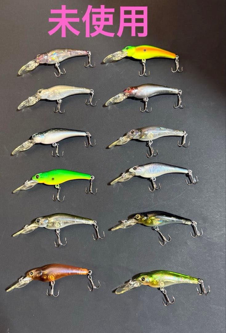 【未使用】インスパイアカスタムルアーズ スピンムーブシャッド12個セット