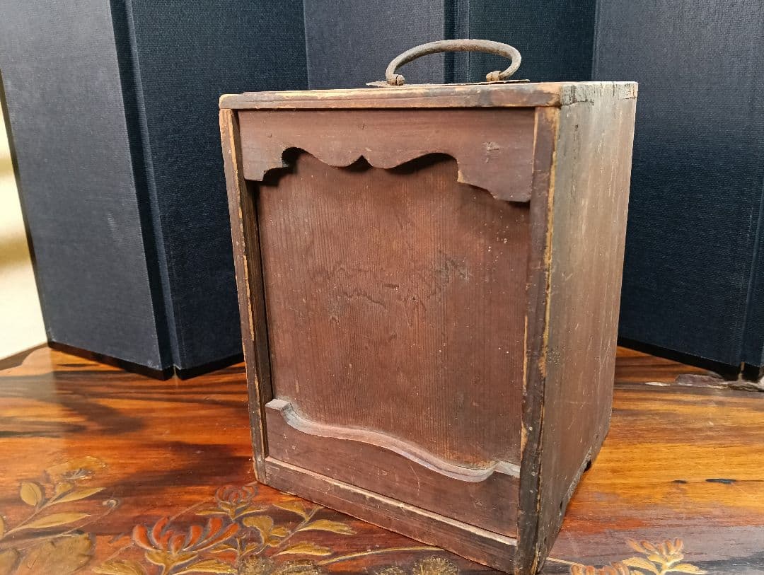 AO72 葛屋香炉 銅製 芦屋式香炉 銘有り 藁葺屋 古民家香炉 木箱