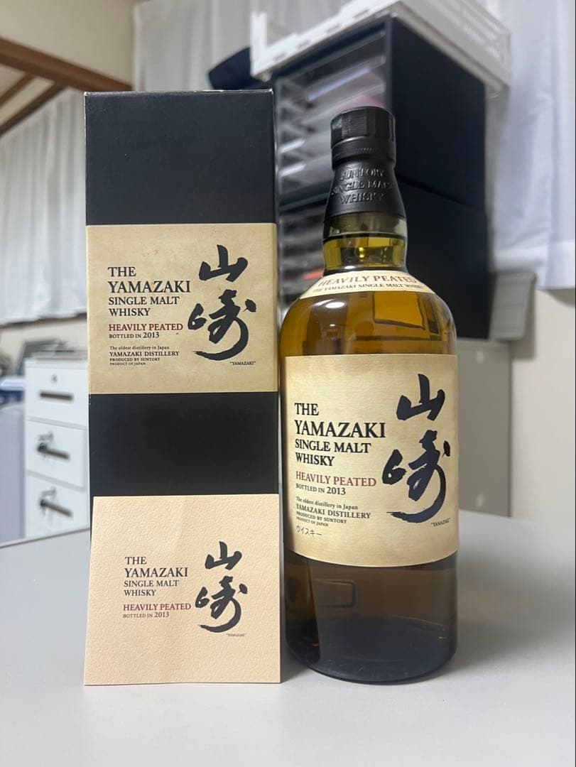 山崎 シングルモルト ヘビリーピーテッド 2013年ボトリング　未開封