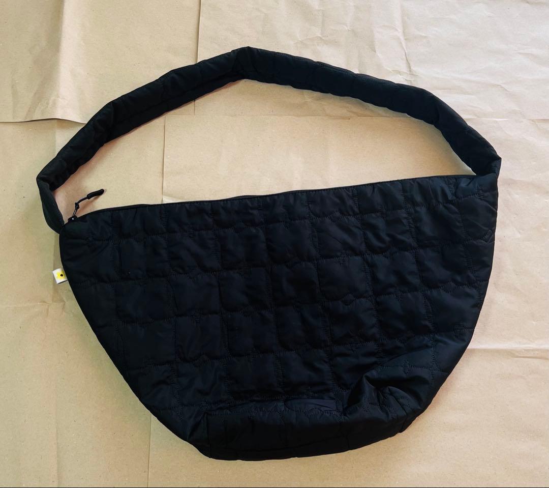 ナップタイム キルティング ショルダーバッグ ブラック Nissy