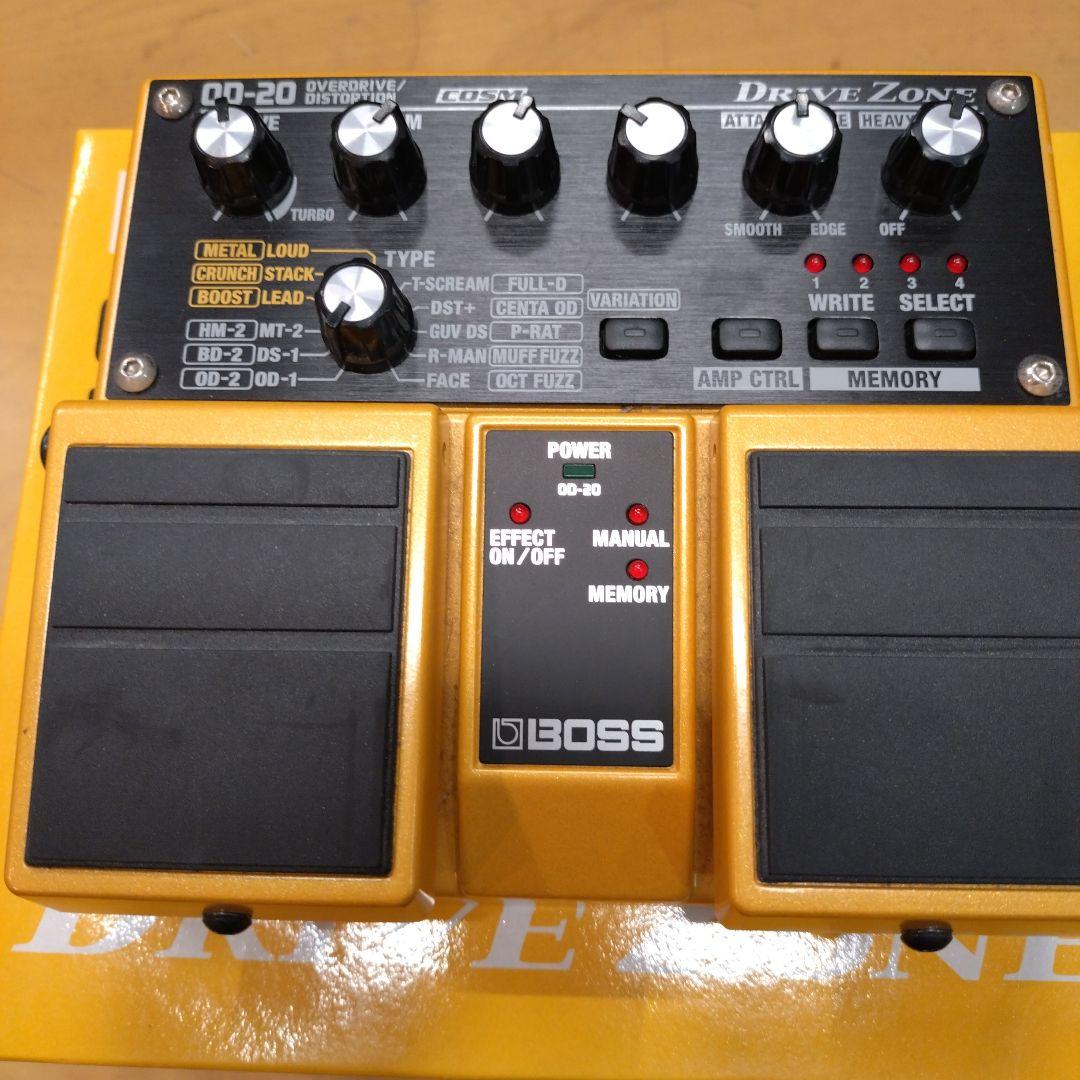 中古品 BOSS OD-20 オーバードライブ/ディストーション /アダプター