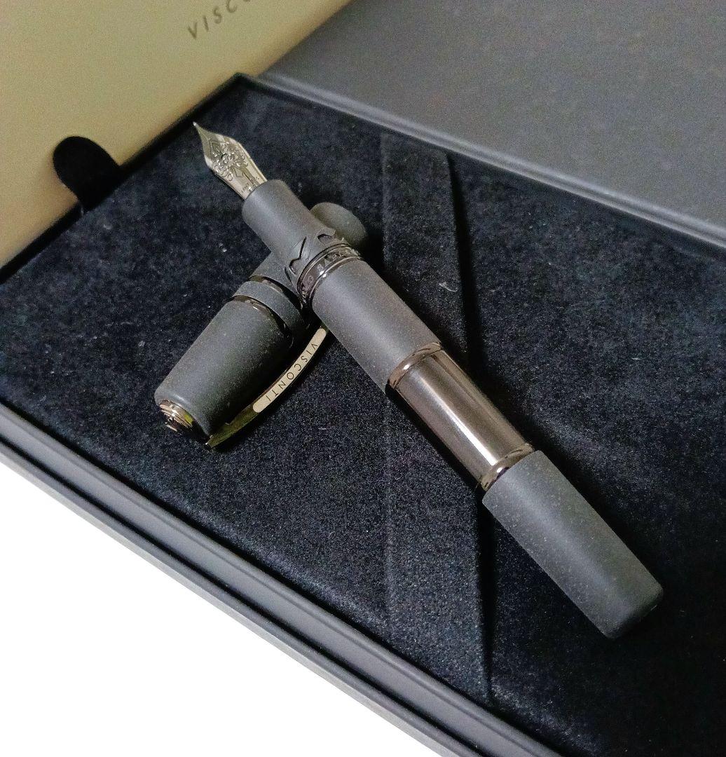 溶岩 ホモサピエンス VISCONTI 万年筆 ダークエイジ ダーククリスタル