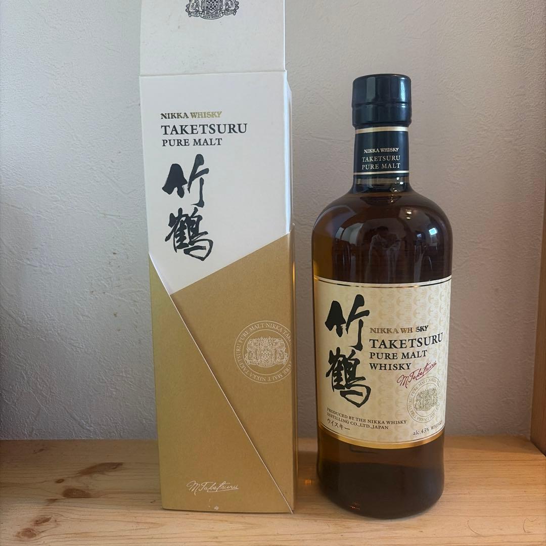 NIKKA TAKETSURU 竹鶴 ピュアモルトウイスキー 700ml 43%