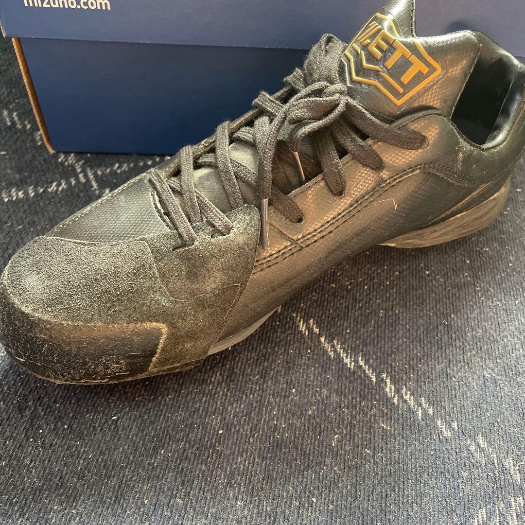 Mizuno 野球シューズ 25.5cm黒色 合成皮革