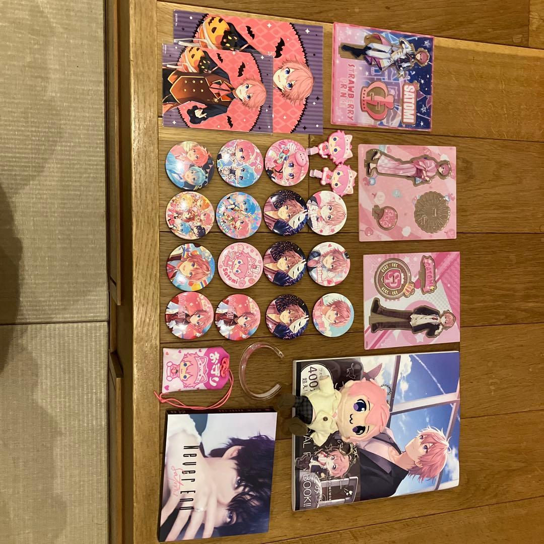 さとみ 公式ファンブック CD バッジセット