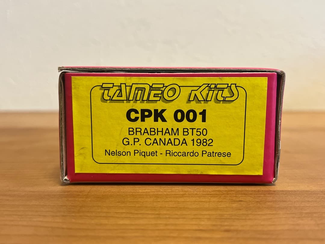 タメオTAMEO 1/43 キットBRABHAM BT50 1982