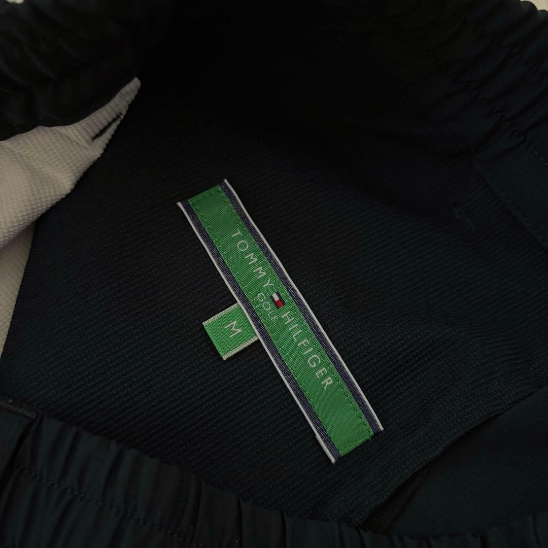 最新作 トミーヒルフィガーゴルフ ハーフパンツ ネイビー ビックロゴ