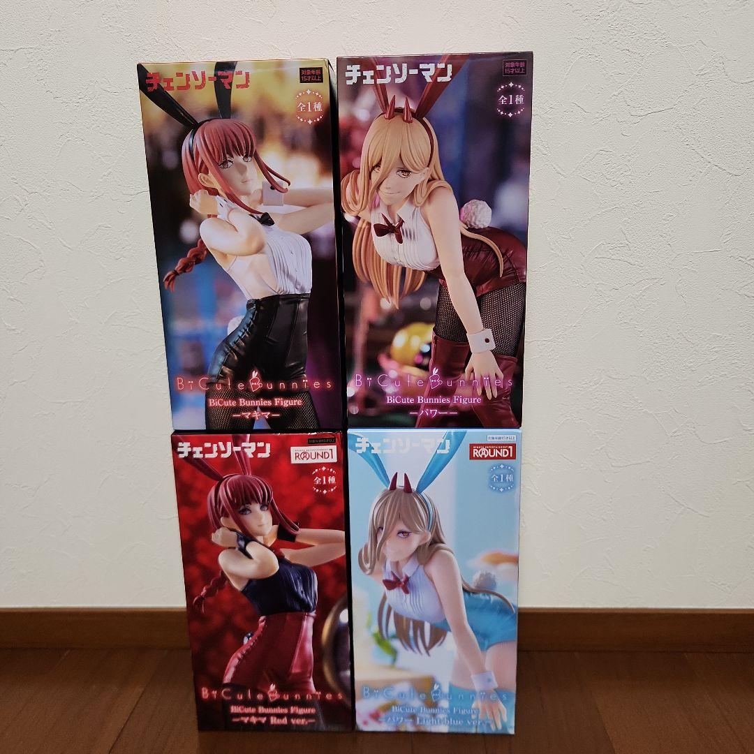 【新品・未開封】チェンソーマン　マキマ　パワー　バニーフィギュア　4体セット