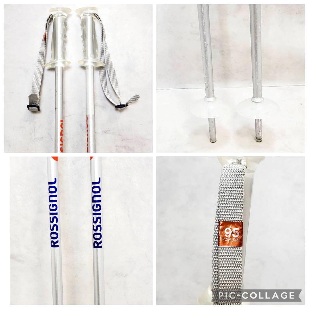 スキー4点セット kissmark 140cm NORDICA 24cm 即乗り