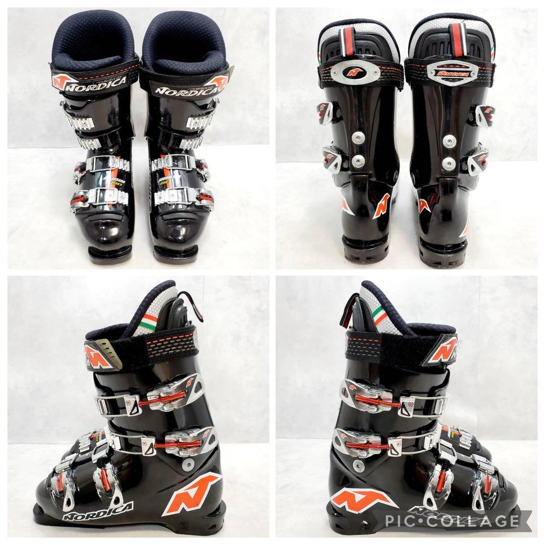 スキー4点セット kissmark 140cm NORDICA 24cm 即乗り