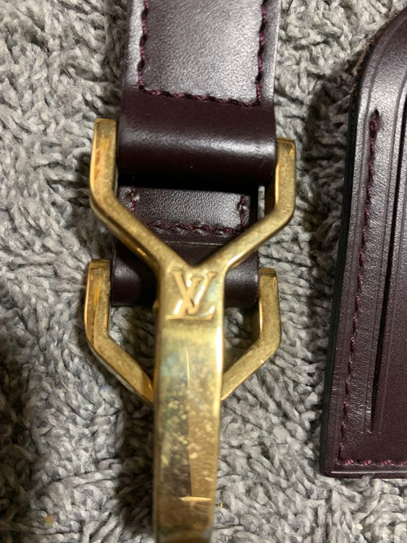 ルイ・ヴィトン ネームタグ ダークブラウン。未使用に近い美品です。